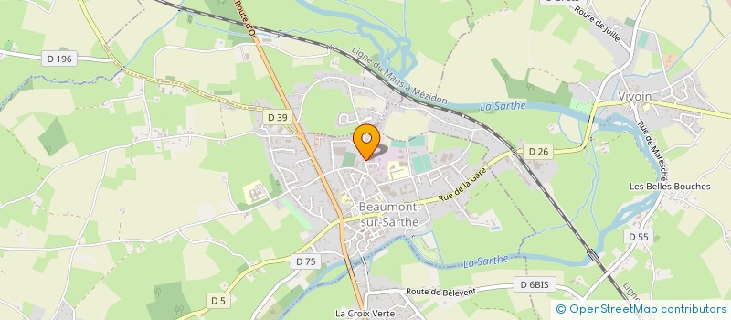 localisation de l'entreprise ETS PAYEN  BEAUMONT-SUR-SARTHE