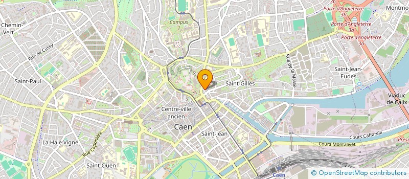 localisation de l'entreprise ETS PELLERIN  CAEN