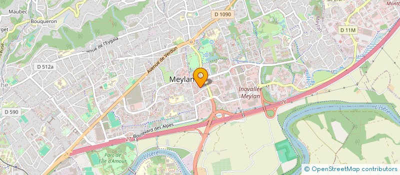 localisation de l'entreprise ETS PESQUET à MEYLAN