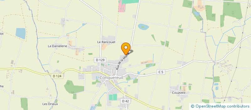 localisation de l'entreprise ETS PEUZE AUTOMOBILE à CONQUEREUIL