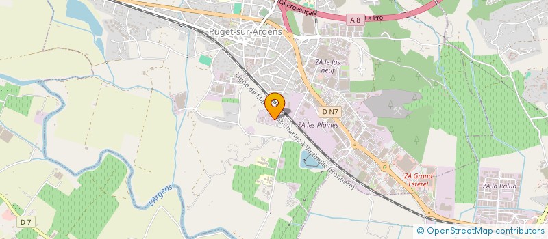 localisation de l'entreprise ETS PIC à PUGET-SUR-ARGENS