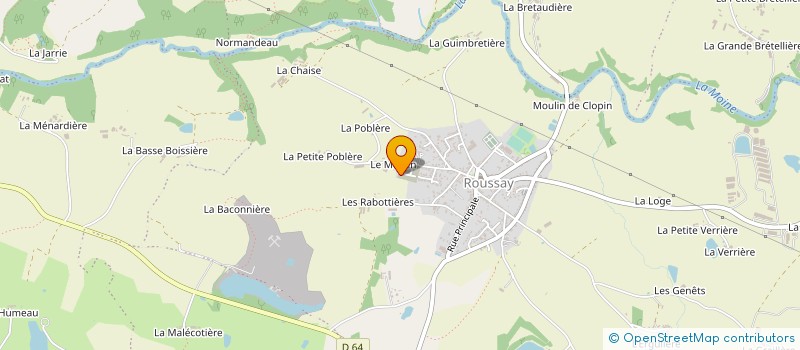 localisation de l'entreprise ETS PIERRE BATARDIERE à SEVREMOINE
