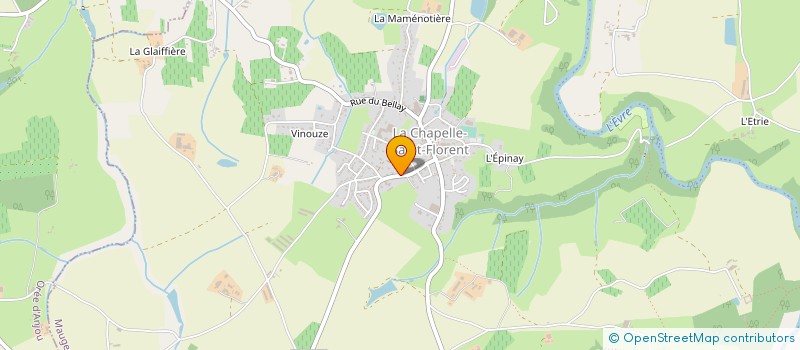 localisation de l'entreprise ETS PIERRE BOURRE à MAUGES-SUR-LOIRE