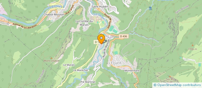 localisation de l'entreprise ETS PIERRE CIANCIA ET FILS à VILLARD-SAINT-SAUVEUR