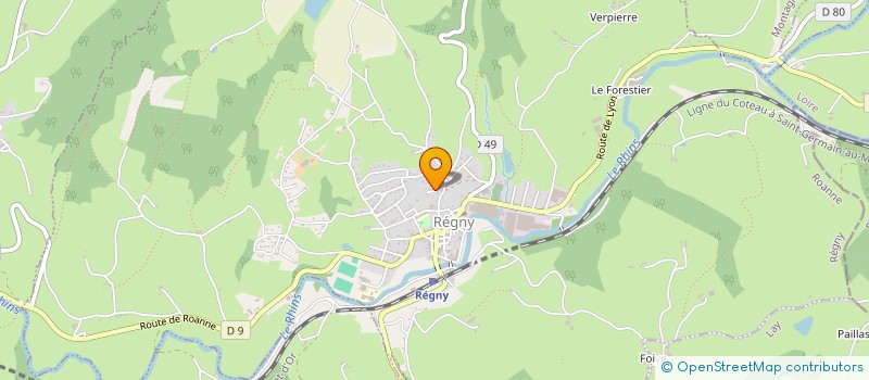 localisation de l'entreprise ETS PIERRE DUGELAY à REGNY