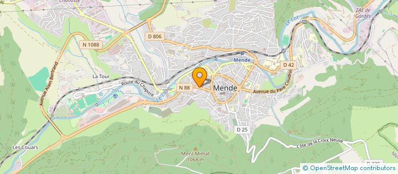 localisation de l'entreprise ETS PIGEYRE SARL  MENDE