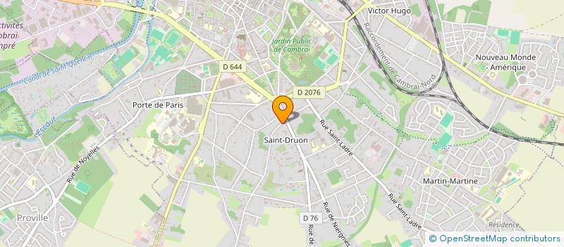 localisation de l'entreprise ETS PILEZ à CAMBRAI