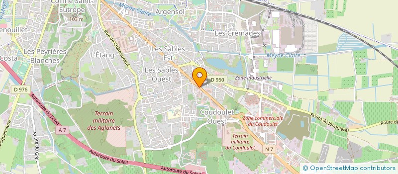 localisation de l'entreprise ETS PINILLOS à ORANGE