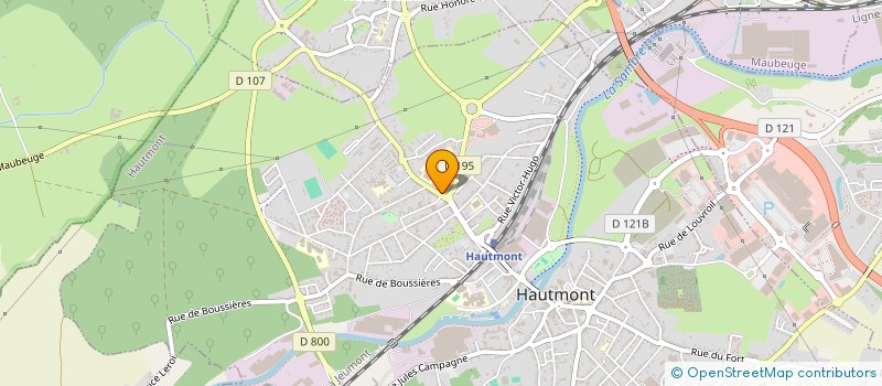 localisation de l'entreprise ETS PINSON à HAUTMONT