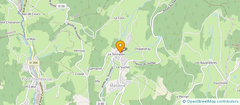localisation de l'entreprise ETS PLANCHE SARL à THIZY-LES-BOURGS