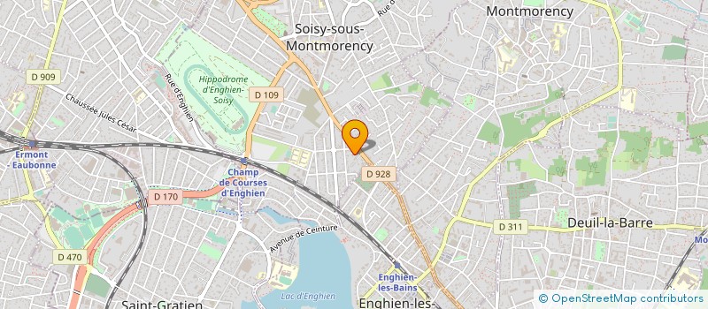 localisation de l'entreprise ETS PLOMBERIE CHAUFFAGE PARIS 2  SOISY-SOUS-MONTMORENCY