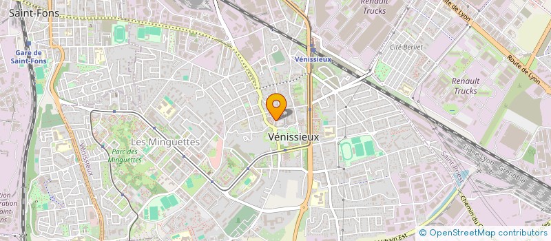 localisation de l'entreprise ETS PRAGONNAUD à VENISSIEUX
