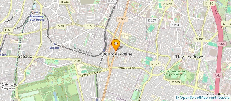 localisation de l'entreprise ETS PREVOST ET FILS à BOURG-LA-REINE