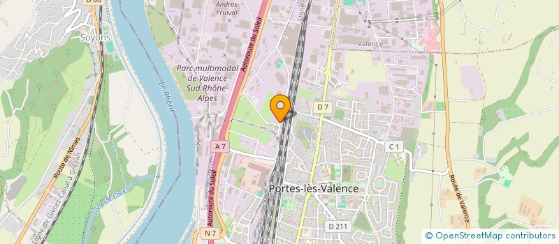 localisation de l'entreprise ETS PREVOT SARL à PORTES-LES-VALENCE
