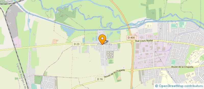 localisation de l'entreprise ETS PROUTEAU à BOURGES