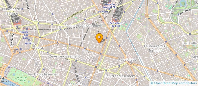 localisation de l'entreprise ETS PUB COOPER CULT ARTS SCENE IMAGE IDF  PARIS