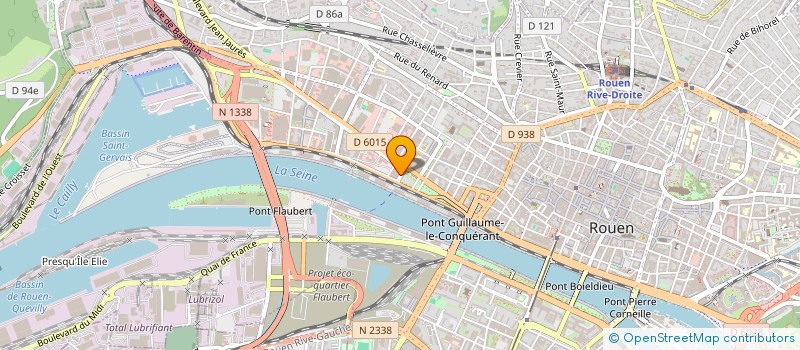 localisation de l'entreprise ETS PUB FONCIER DE NORMANDIE  ROUEN