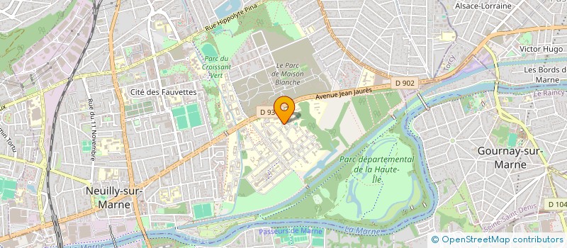 localisation de l'entreprise ETS PUBLIC DE SANTE DE VILLE-EVRARD à NEUILLY-SUR-MARNE