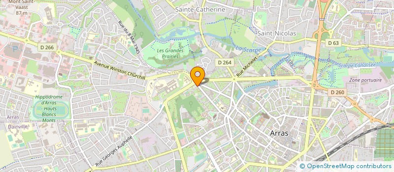 localisation de l'entreprise ETS PUBLIC DEPARTEMENT ENFANCE & FAMILLE à ARRAS