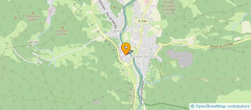 localisation de l'entreprise ETS PUBLIC DES STATIONS D'ALTITUDE à IZESTE