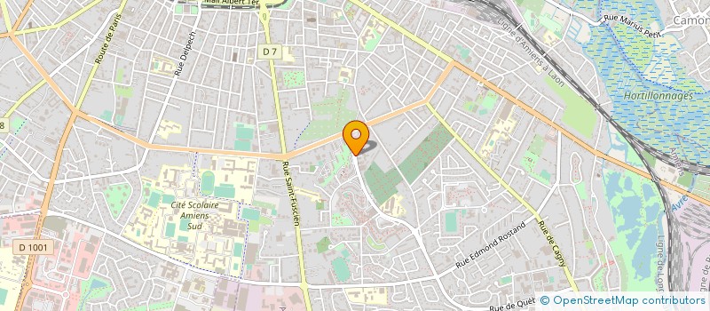 localisation de l'entreprise ETS PUBLIC SOCIAL MEDICO-SOCIAL INTERCOMMUNAL AMIENS GEZAINCOURT  AMIENS