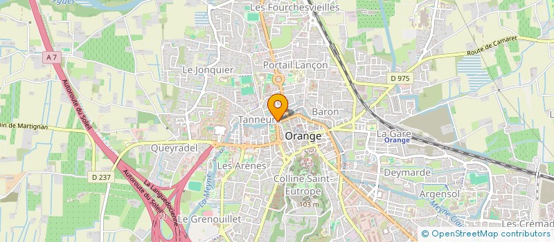 localisation de l'entreprise ETS QUIQUELY à ORANGE