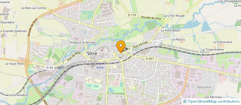 localisation de l'entreprise ETS R. GOUPIL  PERE ET FILS  VITRE