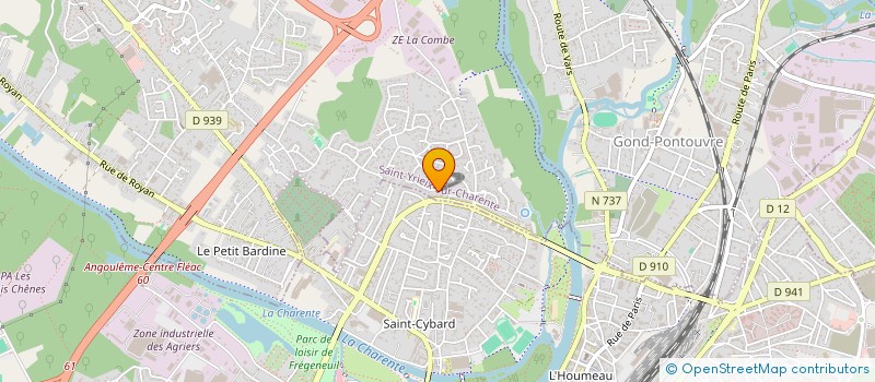 localisation de l'entreprise ETS RAMADE BONNET à SAINT-YRIEIX-SUR-CHARENTE