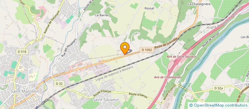 localisation de l'entreprise ETS RAVIER L'ART DU CARRELAGE  SAINT-SAUVEUR