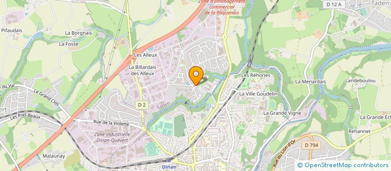 localisation de l'entreprise ETS REG ENSEIGNEMENT ADAPTE BEAUREGARD  TADEN