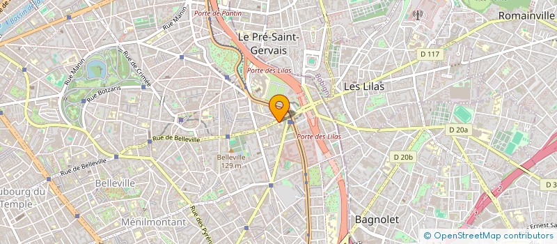 localisation de l'entreprise ETS REG ENSEIGNEMENT ADAPTE EDITH PIAF  PARIS