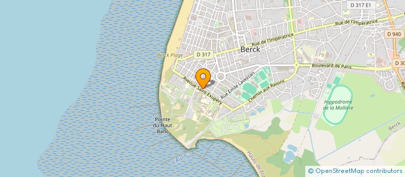 localisation de l'entreprise ETS REG ENSEIGNEMENT ADAPTE ST EXUPERY à BERCK