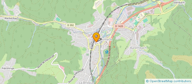 localisation de l'entreprise ETS REMY PERE ET FILS à LUTZELHOUSE