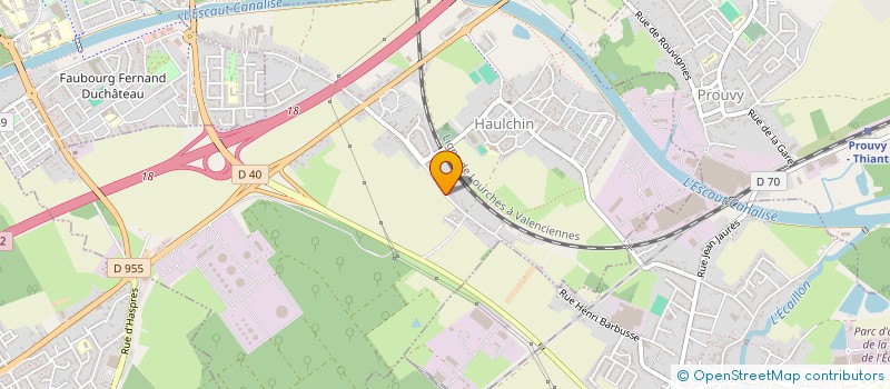 localisation de l'entreprise ETS RENARD  HAULCHIN