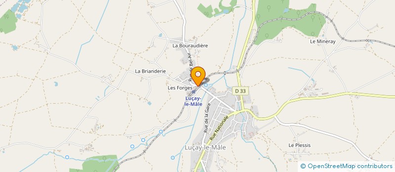 localisation de l'entreprise ETS RENAUD à LUCAY-LE-MALE