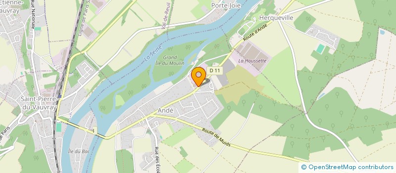 localisation de l'entreprise ETS RENE BOSMY - SOC NORMANDE CLOTURES à ANDE