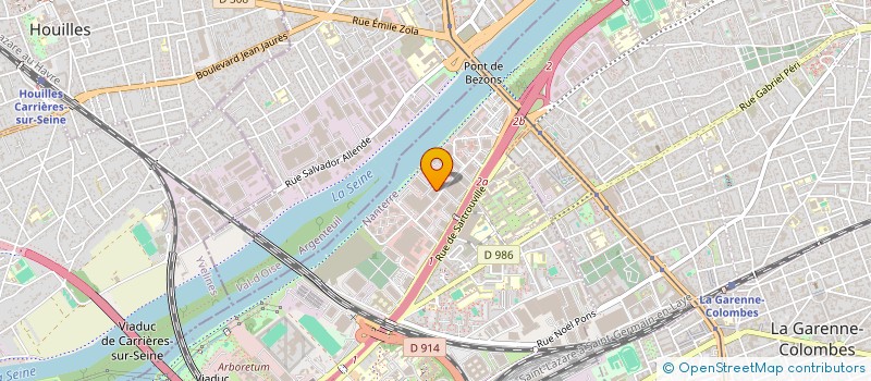 localisation de l'entreprise ETS RENE VUILLERMIN ET CIE  NANTERRE