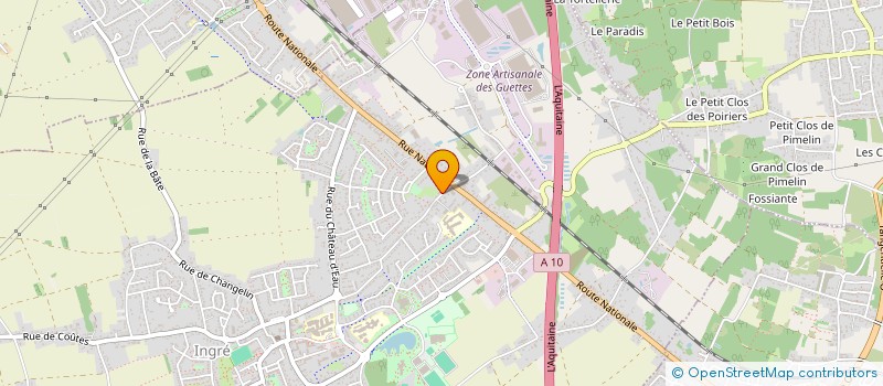 localisation de l'entreprise ETS RENOIR SARL à INGRE