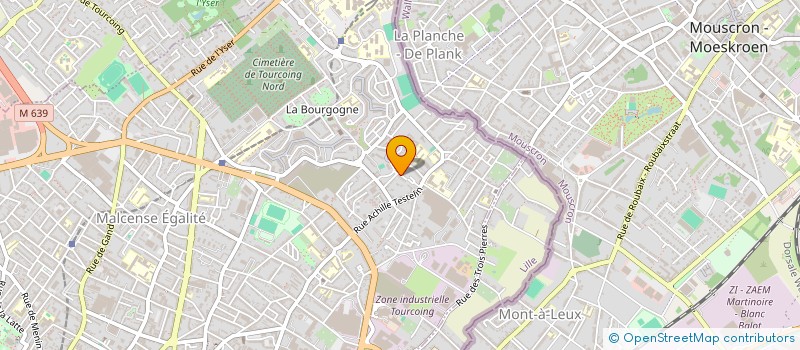 localisation de l'entreprise ETS REYNALD WATTEAU  TOURCOING