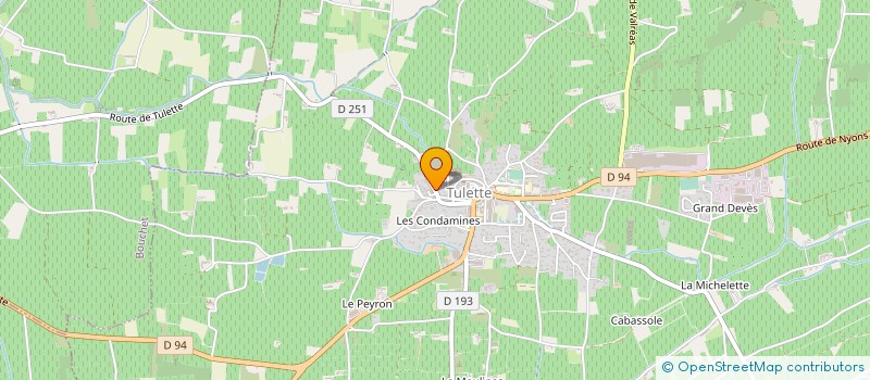 localisation de l'entreprise ETS REYNAUD PERE ET FILS à LA BAUME-DE-TRANSIT