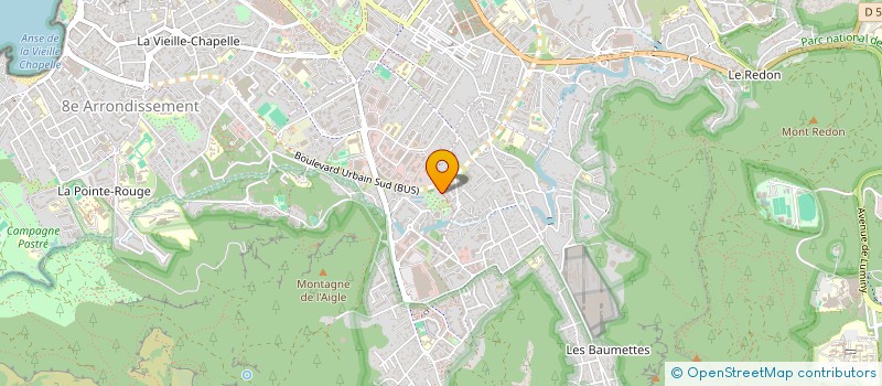 localisation de l'entreprise ETS REYNAUD VERRES ET GLACES à MARSEILLE