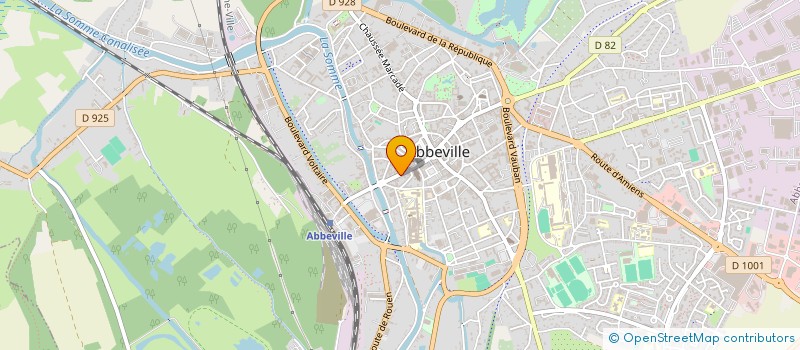 localisation de l'entreprise ETS RICHARD à ABBEVILLE