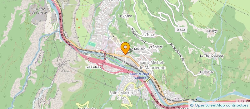 localisation de l'entreprise ETS RICHARD à SAINT-MICHEL-DE-MAURIENNE