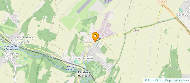 localisation de l'entreprise ETS RICHARD SKOWRONEK  GENICOURT