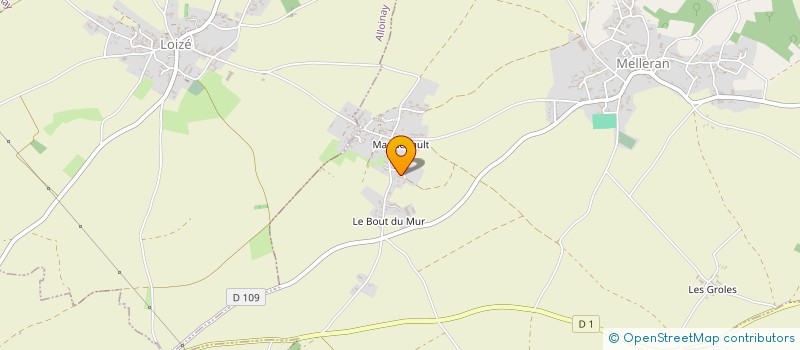 localisation de l'entreprise ETS RICHE PERE ET FILS à MELLERAN