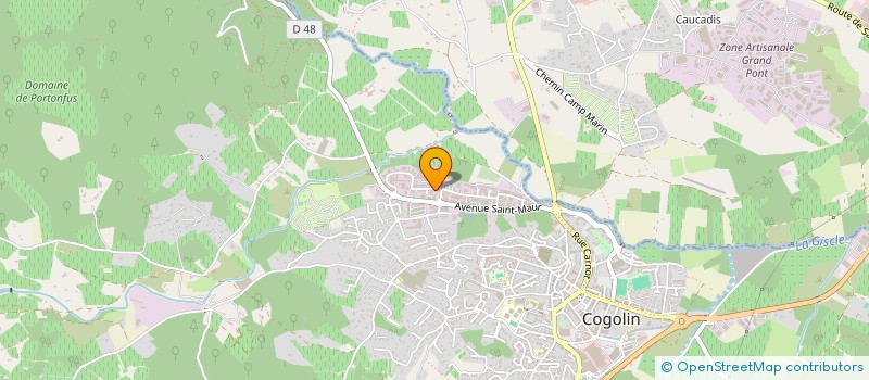 localisation de l'entreprise ETS RIGOTTI à COGOLIN