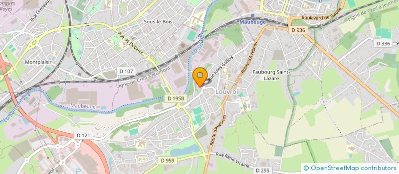 localisation de l'entreprise ETS RIZZO FRERES  LOUVROIL