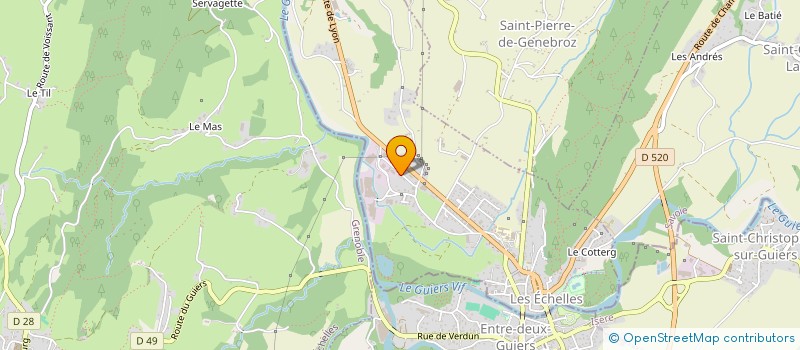 localisation de l'entreprise ETS ROBIN-RIVOIRE à LES ECHELLES
