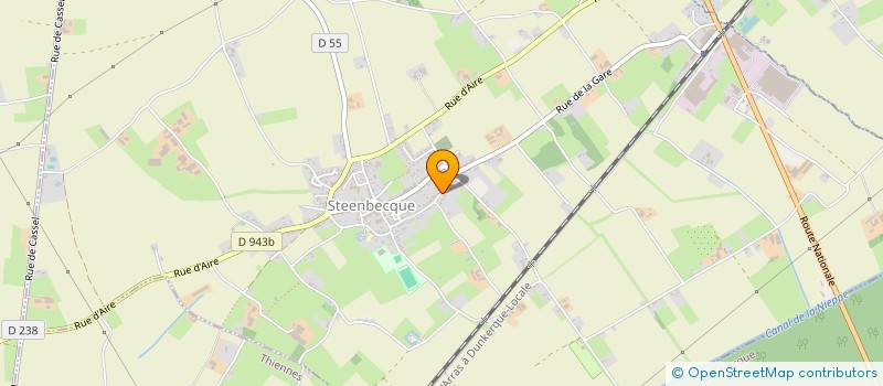localisation de l'entreprise ETS ROSSARD SARL  STEENBECQUE