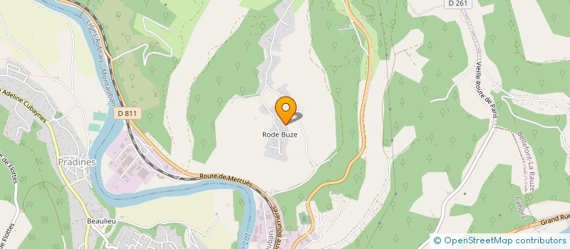 localisation de l'entreprise ETS ROUBERT à CAHORS